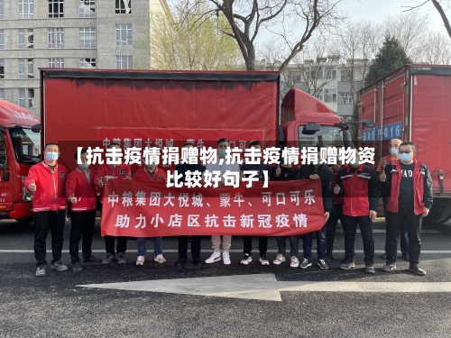 【抗击疫情捐赠物,抗击疫情捐赠物资比较好句子】