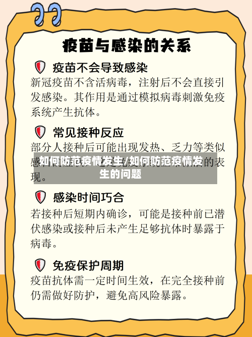 如何防范疫情发生/如何防范疫情发生的问题
