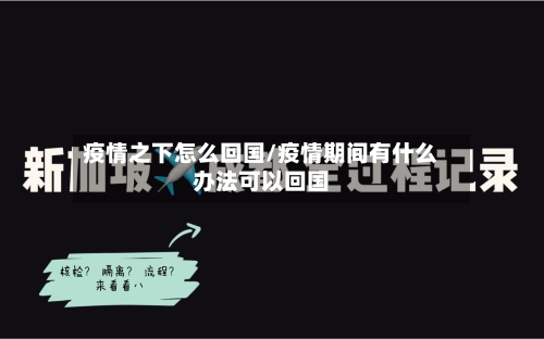 疫情之下怎么回国/疫情期间有什么办法可以回国